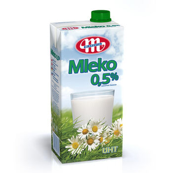 Mlekovita Mleko UHT 0,5% tłuszczu 1l