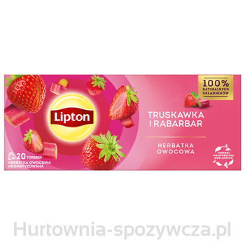 Lipton Fruit Truskawka I Rabarbar 20Tb