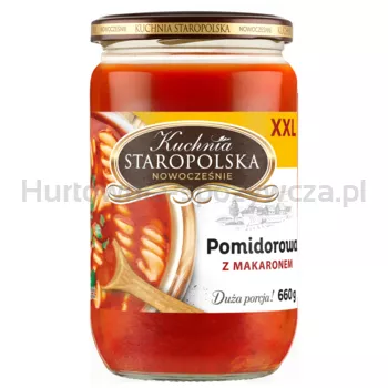 Kuchnia Staropolska Zupa pomidorowa z makaronem i śmietanką 660 g