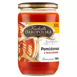 Kuchnia Staropolska Zupa pomidorowa z makaronem i śmietanką 660 g