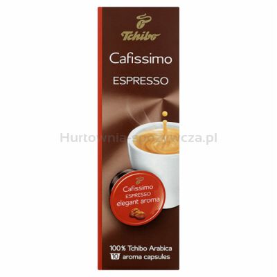 Tchibo Cafissimo Kawa Mielona W Kapsułkach Espresso Elegant Aroma 7G X 10 Kapsułek