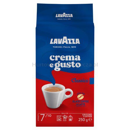 Lavazza Kawa Mielona Crema E Gusto  250G