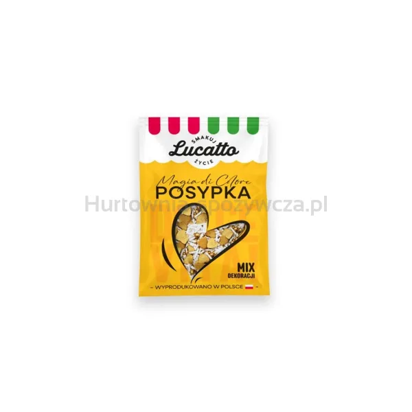 Dekoracje - złote serduszka Lucatto 30g