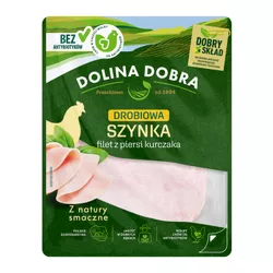 Dolina Dobra  Szynka drobiowa plastry, 100 g