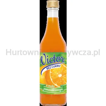 Zaprawa do napojów o smaku pomarańczowym 500 ml bez cukru. Victor