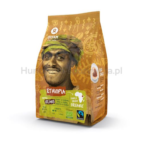 Kawa Ziarnista Arabica 100 % Etiopia Fair Trade Bio 250 G - Oxfam [BIO]