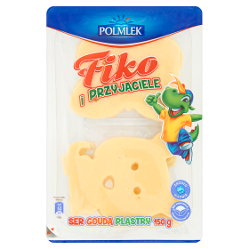 Polmlek Fiko I Przyjaciele Ser Gouda Plastry 150 G