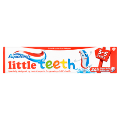 Aquafresh Little Teeth Psi Patrol Pasta Do Zębów Mlecznych Z Fluorem Dla Dzieci W Wieku 3-5 Lat 50 Ml