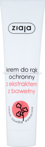 Ziaja Krem Do Rąk Ochronny Z Ekstraktem Z Bawełny 100 Ml