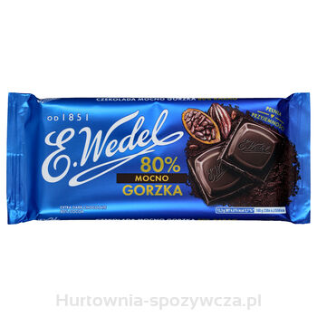 E. Wedel Czekolada Mocno Gorzka 80% 80G