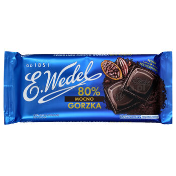 Wedel Czekolada Mocno Gorzka 80% 80G