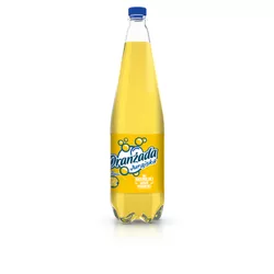 Jurajska oranżada żółta napój gazowany 20% soku butelka pet 1,25L kaucja