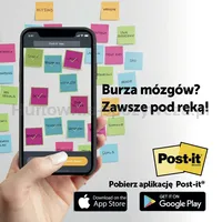 Karteczki Samoprzylepne Post-It®, Energetic, 76X76Mm, 6X100 Kart. - 9