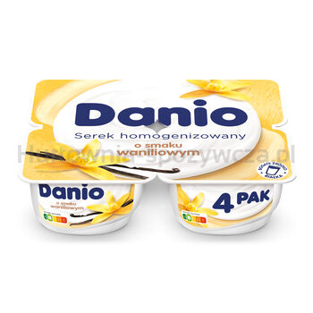 Danone Danio Serek Homogenizowany O Smaku Waniliowym 520 G (4X130 G)