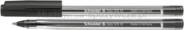 Schneider Długopis Tops 505, M, Czarny 