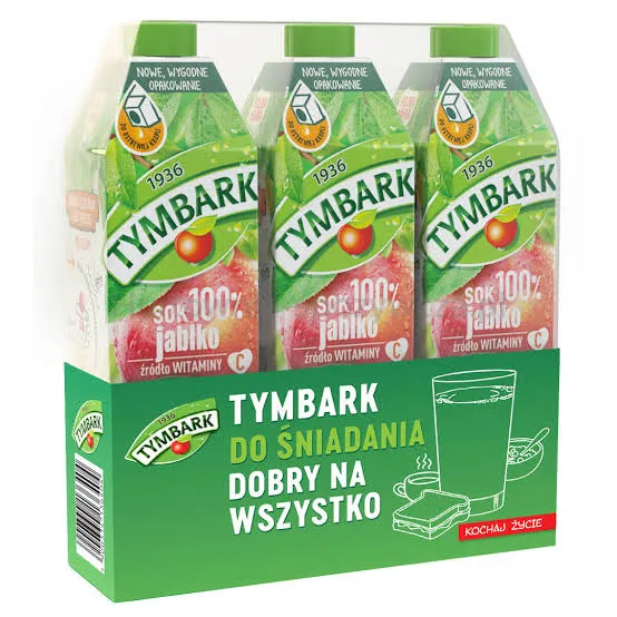 Tymbark 3 X Sok 100% Jabłko 1 L