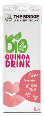 Napój Quinoa Z Ryżem Bez Dodatku Cukrów Bezglutenowy Bio 1 L - The Bridge [BIO]