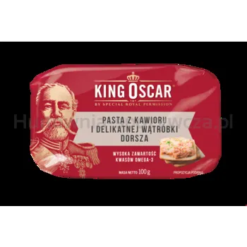 King Oscar Pasta Z Kawioru I Delikatnej Wątróbki Dorsza 100G