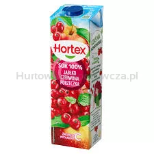Hortex Sok Jabłko Czarna Porzeczka 1L