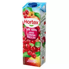Hortex Sok Jabłko Czarna Porzeczka 1L
