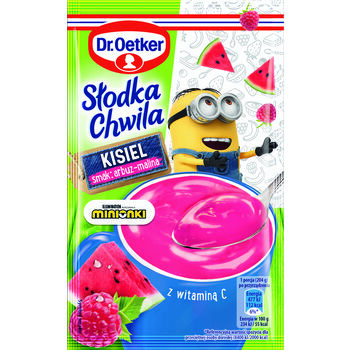 Dr.Oetker Słodka Chwila Minionki Kisiel Arbuz Malina 29G