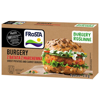 Frosta Burgery Z Batata I Marchewki 2 Sztuki - 216 G