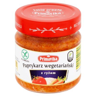 Primavika Paprykarz Wegetariański Z Ryżem 160 G