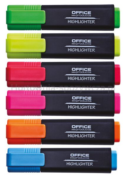 Zakreślacz fluorescencyjny OFFICE PRODUCTS, 1-5mm (linia), zielony - 3