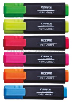 Zakreślacz fluorescencyjny OFFICE PRODUCTS, 1-5mm (linia), zielony