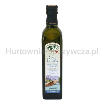 Goccia D'Oro Olej Lniany 500 Ml<br>(Data przydatności 31.06.2025)