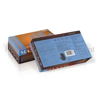 Rękawice nitrylowe bezpudrowe, MAXTER 7.0, 100 szt., rozmiar L, pomarańczowe - 5