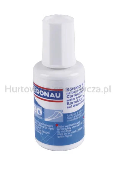 Donau Korektor W Płynie Z Aplikatorem, 20Ml, Na Bazie Wody 