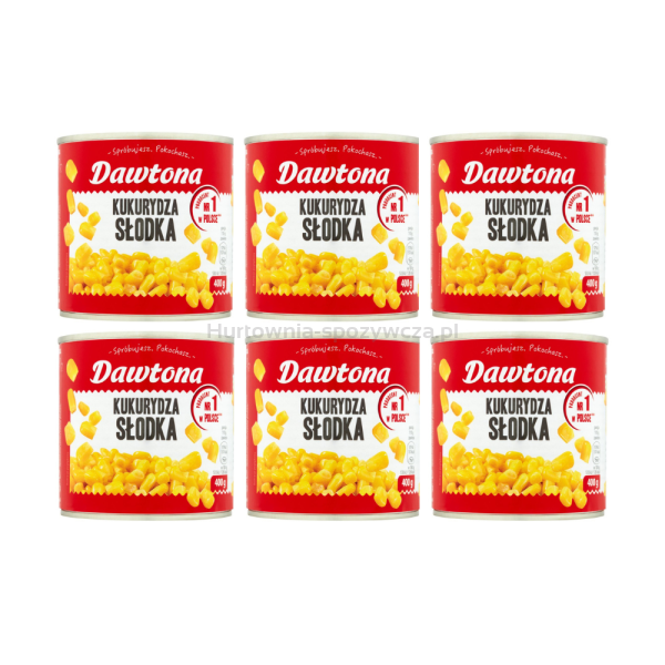 Dawtona Kukurydza Konserwowa Słodka 400G