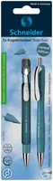 Długopis automatyczny SCHNEIDER Slider Rave, XB, 1szt., blister, turkusowy - 2