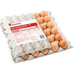 Tge Jaja z wolnego wybiegu , dezynfekowane promieniami UV, klasa wagowa M 30 szt.