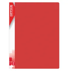 Office Products Teczka Ofertowa Pp, A4, 620Mikr., 30 Koszulek, Czerwona 