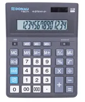 Donau Kalkulator biurowy TECH OFFICE, 14-cyfr. wyświetlacz, wym. 201x155x35mm, czarny  - 2