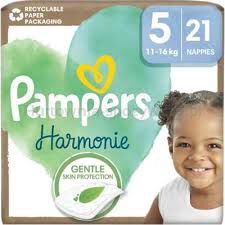 Pampers Harmonie Baby Pieluszki, rozmiar 5, 21 sztuk, 11kg-16kg