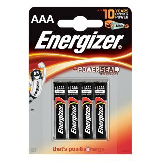 Energizer Bateria Alkaline Power, Aaa, Lr03, 1,5V, 4Szt.