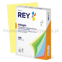 Rey Adagio Papier ksero A4, 80gsm, 49 żółty kanarkowy pastel *RYADA080X423 R200, 500 ark.  - 2