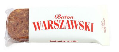 Baton Warszawski Baton Warszawski  Baton Truskawkowy Z Wanilią Bezglutenowy 50 G [BIO]