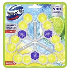 Domestos Kostka toaletowa Power 5 Lime 3x50g