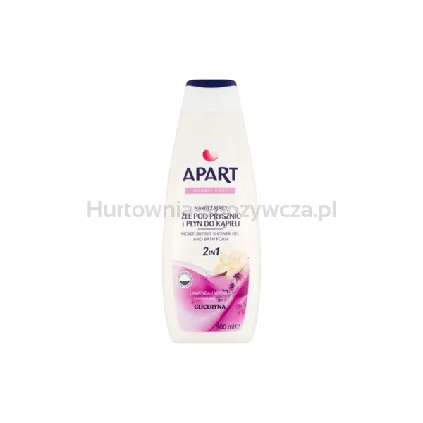 Apart Double Care Nawilżający Żel Pod Prysznic I Płyn Do Kąpieli 2W1 Lawenda I Wanilia 900Ml