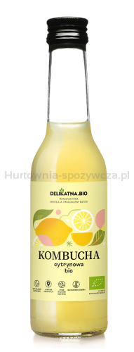 Kombucha Cytrynowa Bio 270 Ml - Delikatna [BIO]