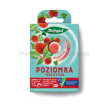 Herbapol Cukierki Odświeżające O Smaku Poziomki Z Pokrzywą 20G