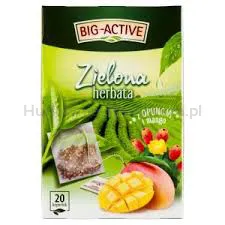 Big Active Herbata zielona z pigwą i granatem 20 torebek