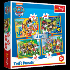 Puzzle 4w1 Psi Patrol Trefl mix