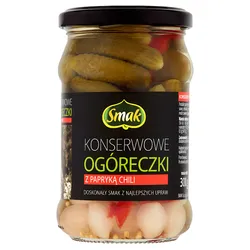 Smak Ogóreczki Konserwowe Z Papryką Chili 300/150 G 