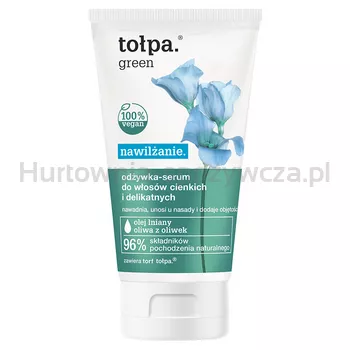 Tołpa green nawilżająca odżywka - serum do włosów cienkich i delikatnych 150 ml