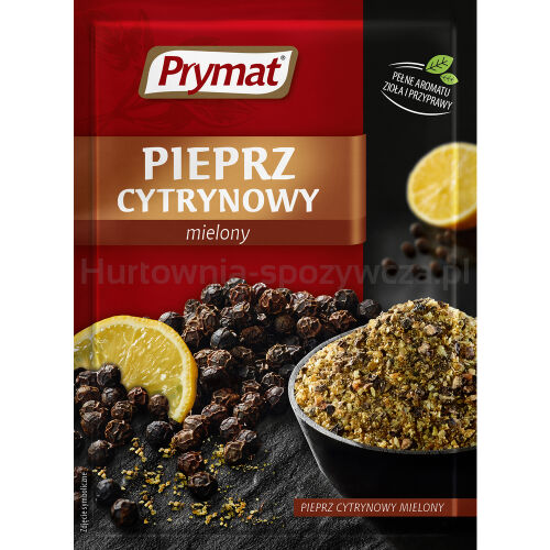 Prymat Pieprz Cytrynowy Mielony 20G 